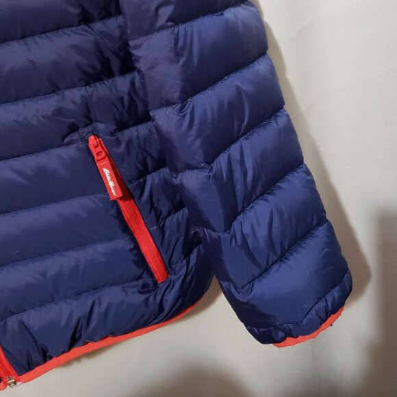 Kids Eddie Bauer Goose Down Reversible Jacket Size 16 - Picture 8 of 16